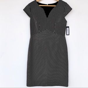 NWT Worthington Striped Black & White Dress
